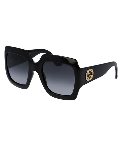 gucci eyewear double g oversized-frame sunglasses|oversized gucci sunglasses for women.